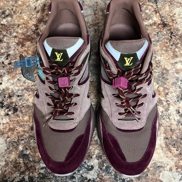 Louis Vuitton Trail Trainer sneaker Aubergine size 10 LV 11.5 12 authentic - Picture 6 of 9